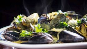 Cozze al Cognac