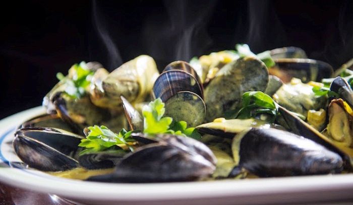 Cozze al Cognac