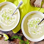 Crema di porri e finocchi