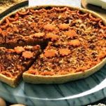 Crostata di carote, riso e formaggio