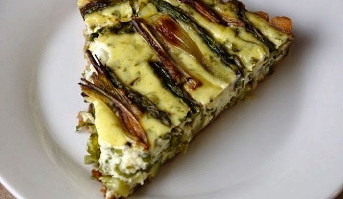 Ricetta Torta salata alle cipolline novelle