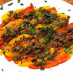 Filetti di peperoni e capperi