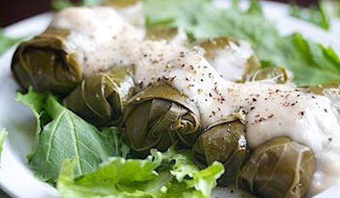 Foglie di vite ripiene