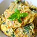 Frittata di taleggio e menta