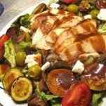 Fritto di pollo con verdure