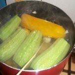 Fusilli colorati con le verdure