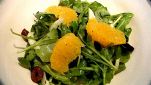 Insalata di arance con olive e rucola