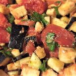 Insalata di pasta alle melanzane