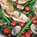 Insalata di pollo e fagiolini