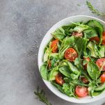 Insalata di spinaci e avocado
