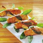 Involtini di pollo alla salvia