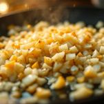 Soffritto di cipolla, aglio e peperone