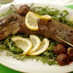 Luccio ripieno al forno