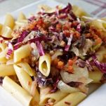 Maccheroni alla insalata trevigiana