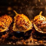 cottura in forno melanzane farcite