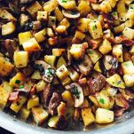 Minestra di funghi e patate