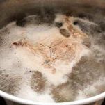 Minestra di pollo e mais