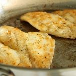 Pesce persico in teglia