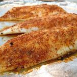 Pesce persico in teglia
