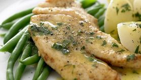 Pesce persico in teglia