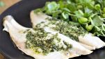 Pesce San Pietro al pesto di lattuga