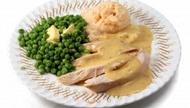 Petto di tacchino al forno con verdure