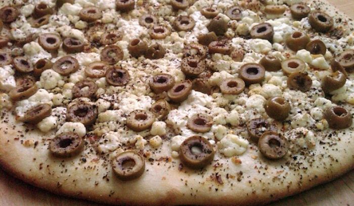 Pizza con le olive