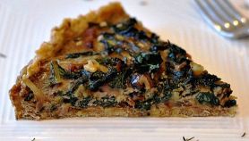 Quiche alla borragine e pancetta