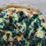 Quiche alle cipolle, spinaci e gorgonzola