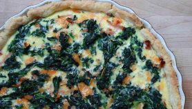 Quiche di cipolle, spinaci e gorgonzola