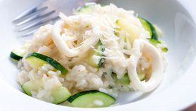 Ricetta risotto calamari e zucchine