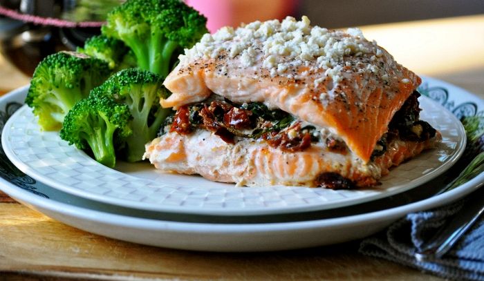 Rotolo di salmone al forno