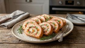 Rotolo di salmone al forno