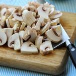 Scaloppe di vitello con funghi