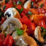 Scaloppe di vitello con funghi