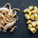 La pulizia delle seppie