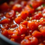 L'aggiunta del pomodoro