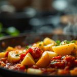 La cottura delle patate