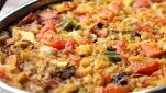 Sformato di riso ai frutti di mare