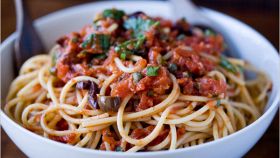 Spaghetti ai capperi