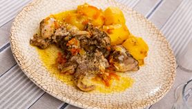 Carne di coniglio con patate