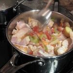 Tagliolini con gamberi e capesante