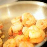 Tagliolini con gamberi e capesante