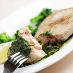 Tonno fresco con salsa