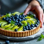 Cottura e decorazione con frutta