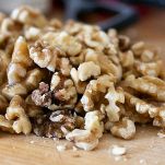 Torta di noci e caffè