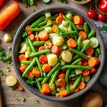 La preparazione della verdura