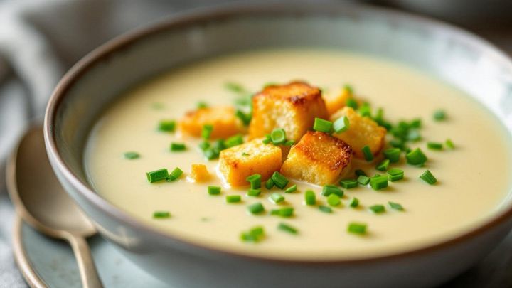 impiattamento della vichyssoise