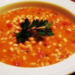 Zuppa di fagioli freschi
