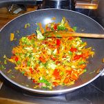 Zuppa di insalata riccia